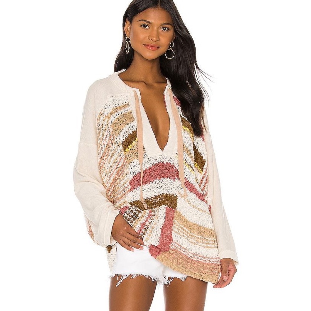 Free People Bayside Knit Tunic Pullover